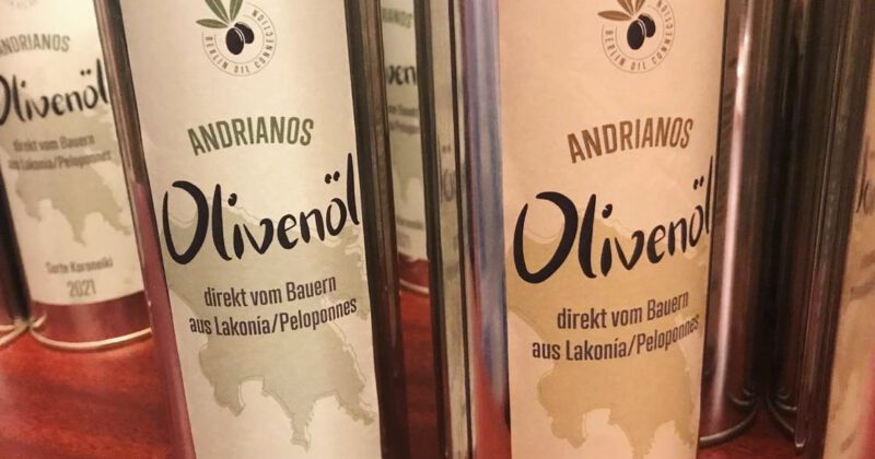 Unser Olivenöl, Seife, Bio-Oregano und Bio-Bergtee  immer für Sie in Berlin erhältlich