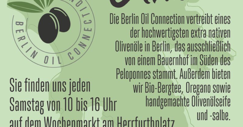 Berlin Oil Connection in der Weihnachtszeit.